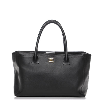 Chanel Calfskin Cerf Executive Shopper Tote Black 1 of 11