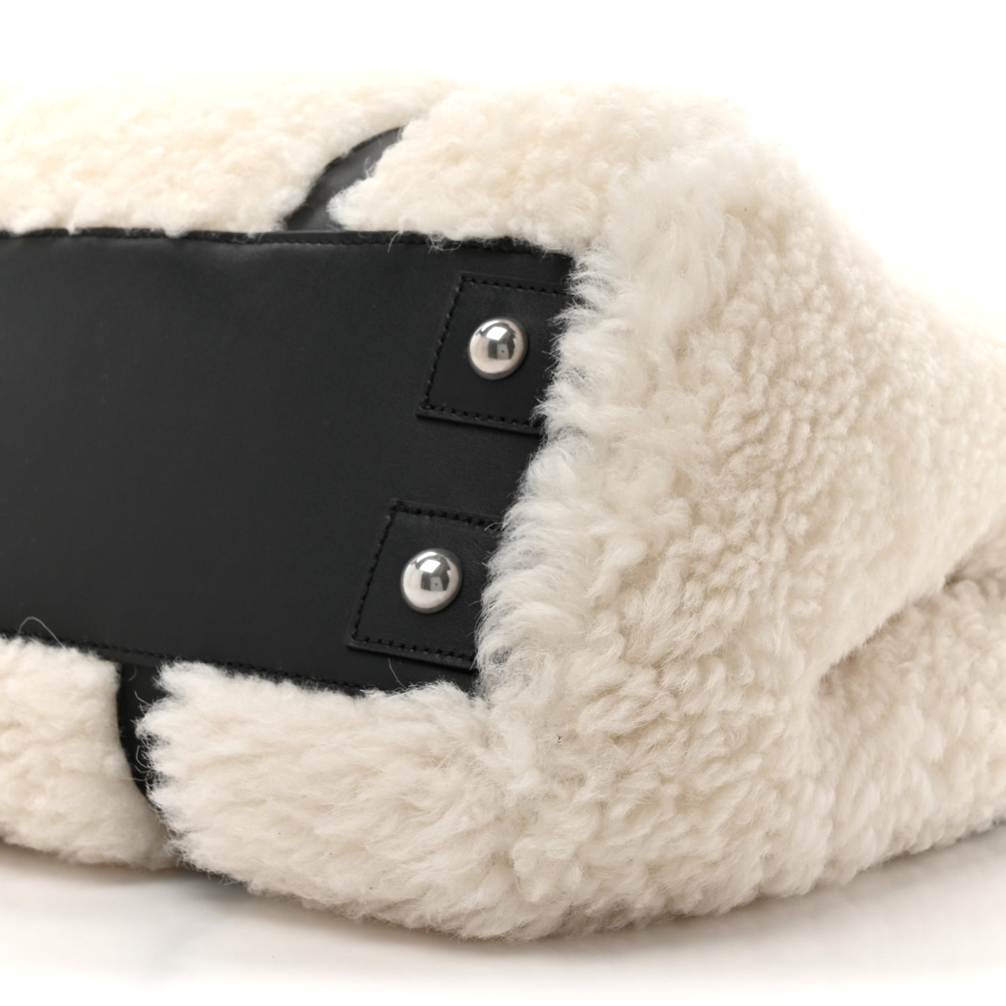 Smooth Calfskin Shearling Bayswater Black