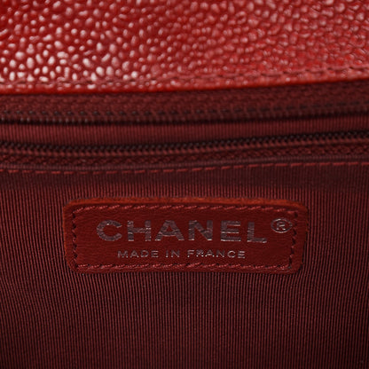Chanel Caviar Quilted New Medium Boy Flap Dark Red 7 of 12