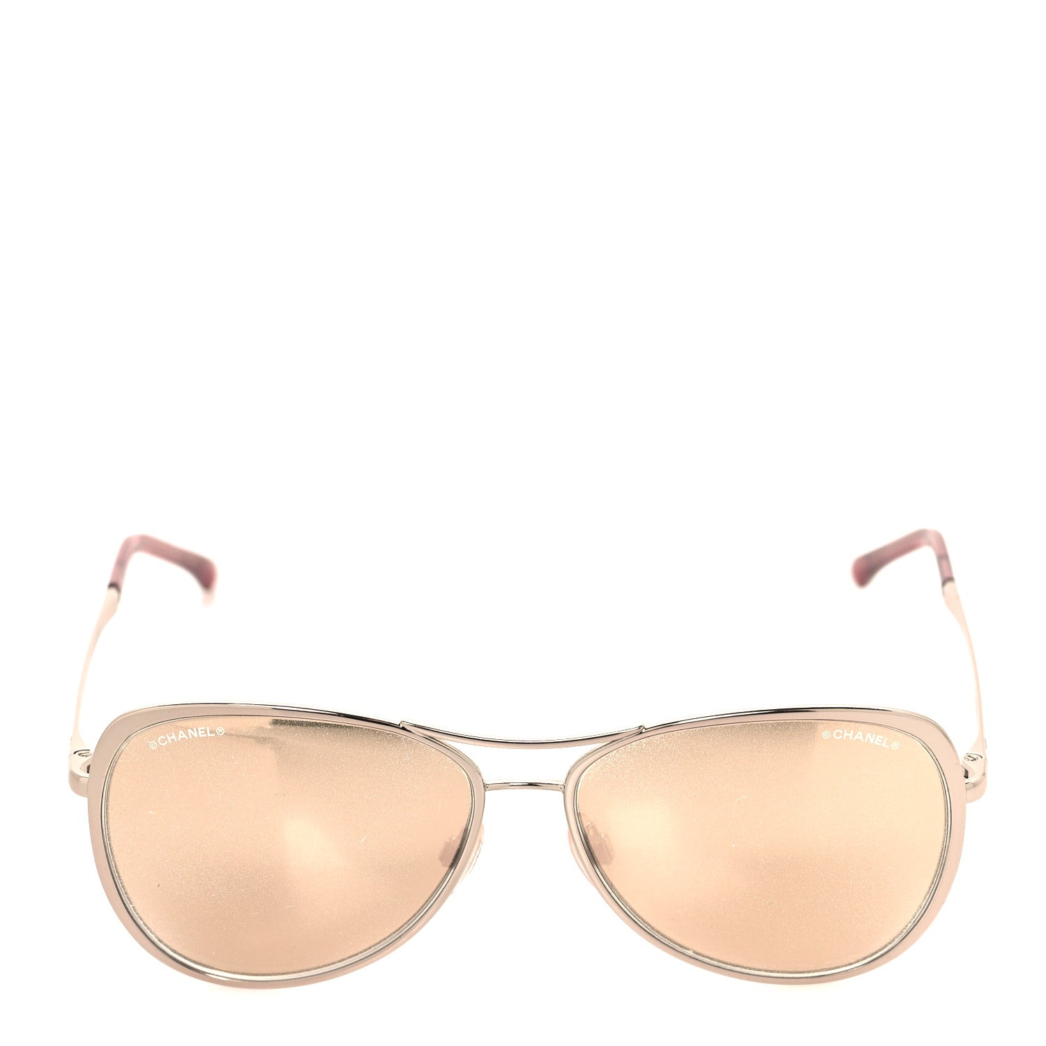 Chanel 18K Pilot Summer Sunglasses 4223 Pink Gold 2 of 8
