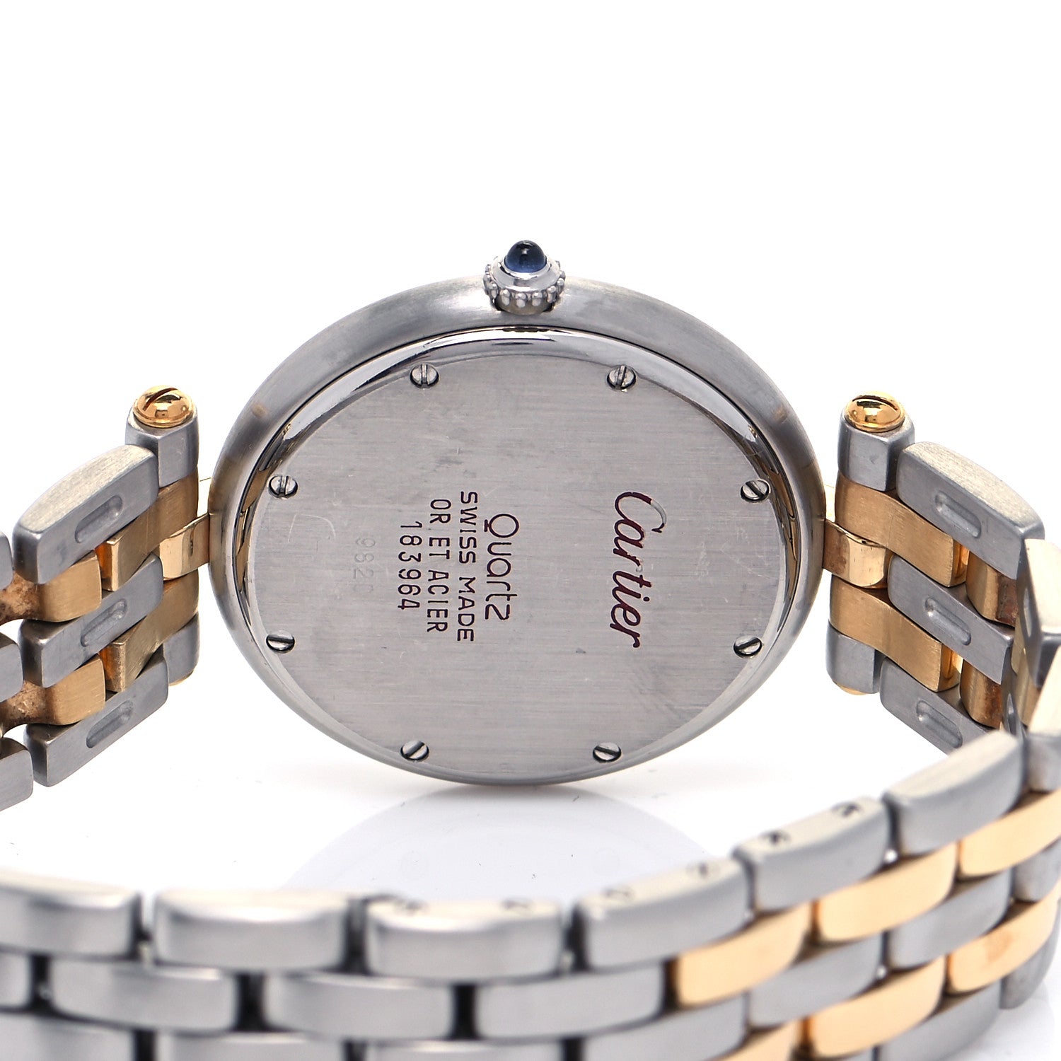 Cartier Stainless Steel 18K Yellow Gold 29mm Panthere Vendome Quartz Watch 4 of 4
