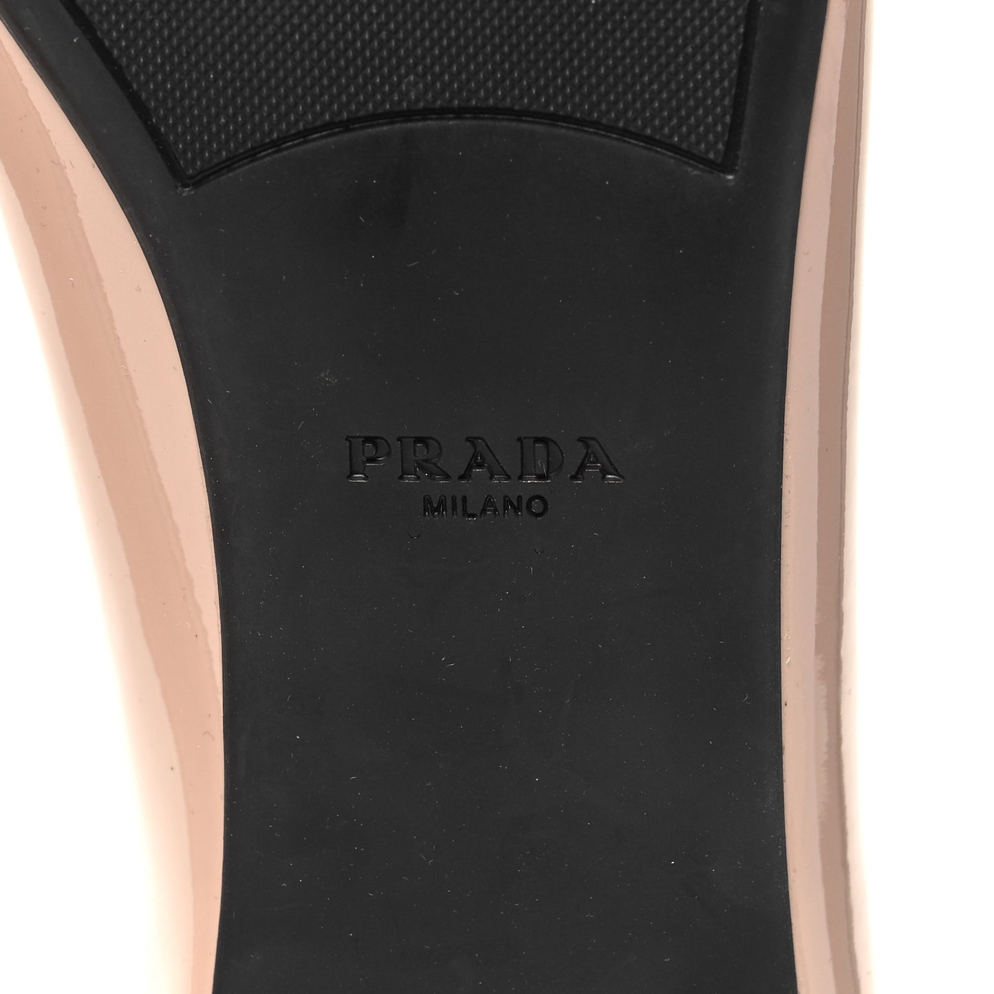 Patent Triangle Ballerina Flats 39.5 Cipria