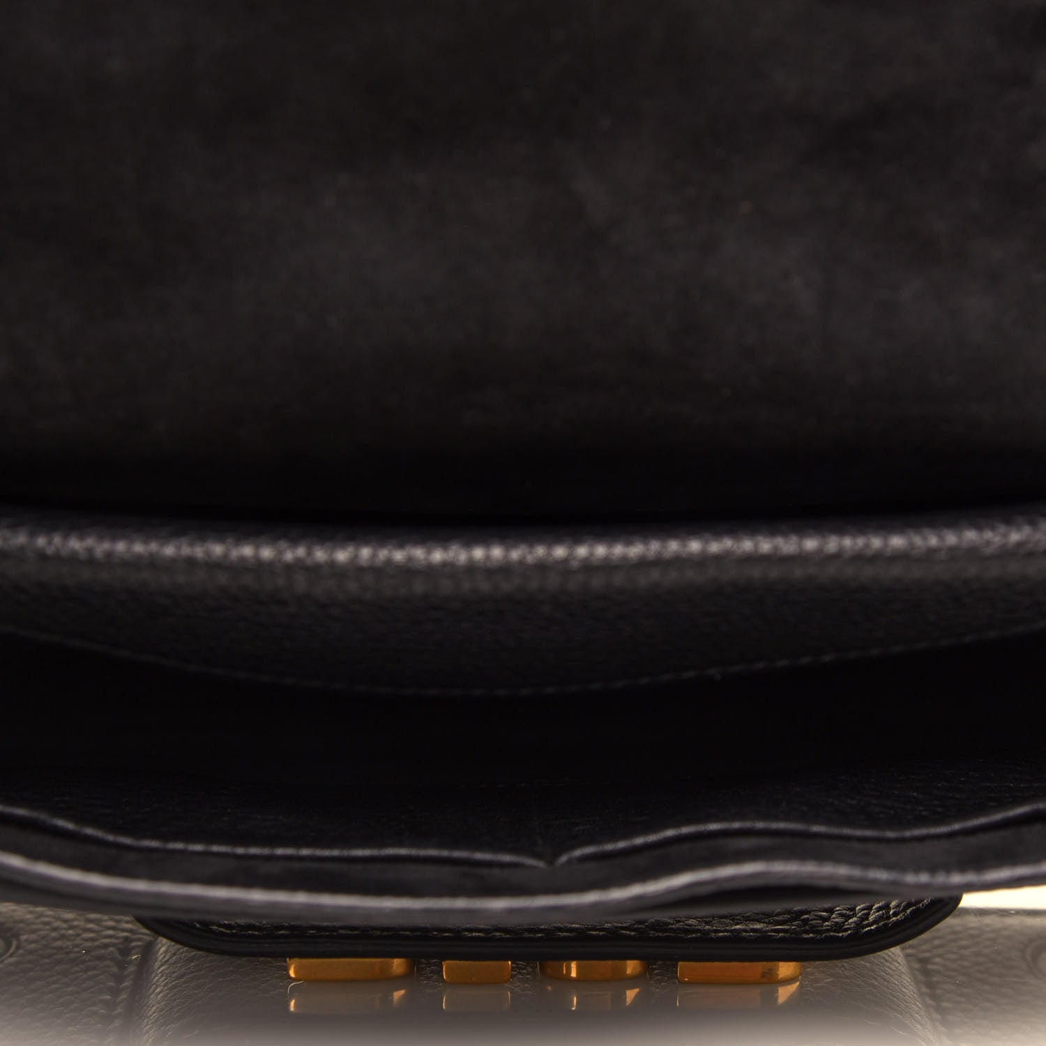 Christian Dior Grained Calfskin Dio(r)evolution Top Handle Flap Bag Black 5 of 10