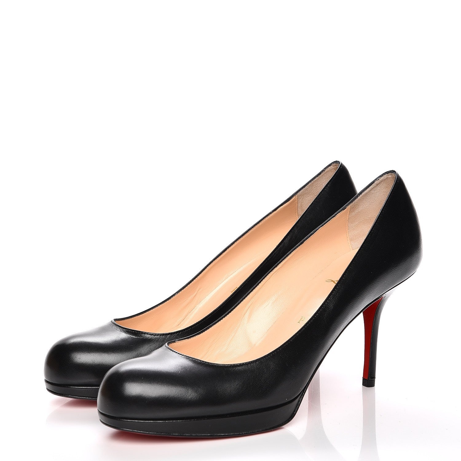 Christian Louboutin Kid Prorata 90 Pumps 39.5 Black 3 of 8
