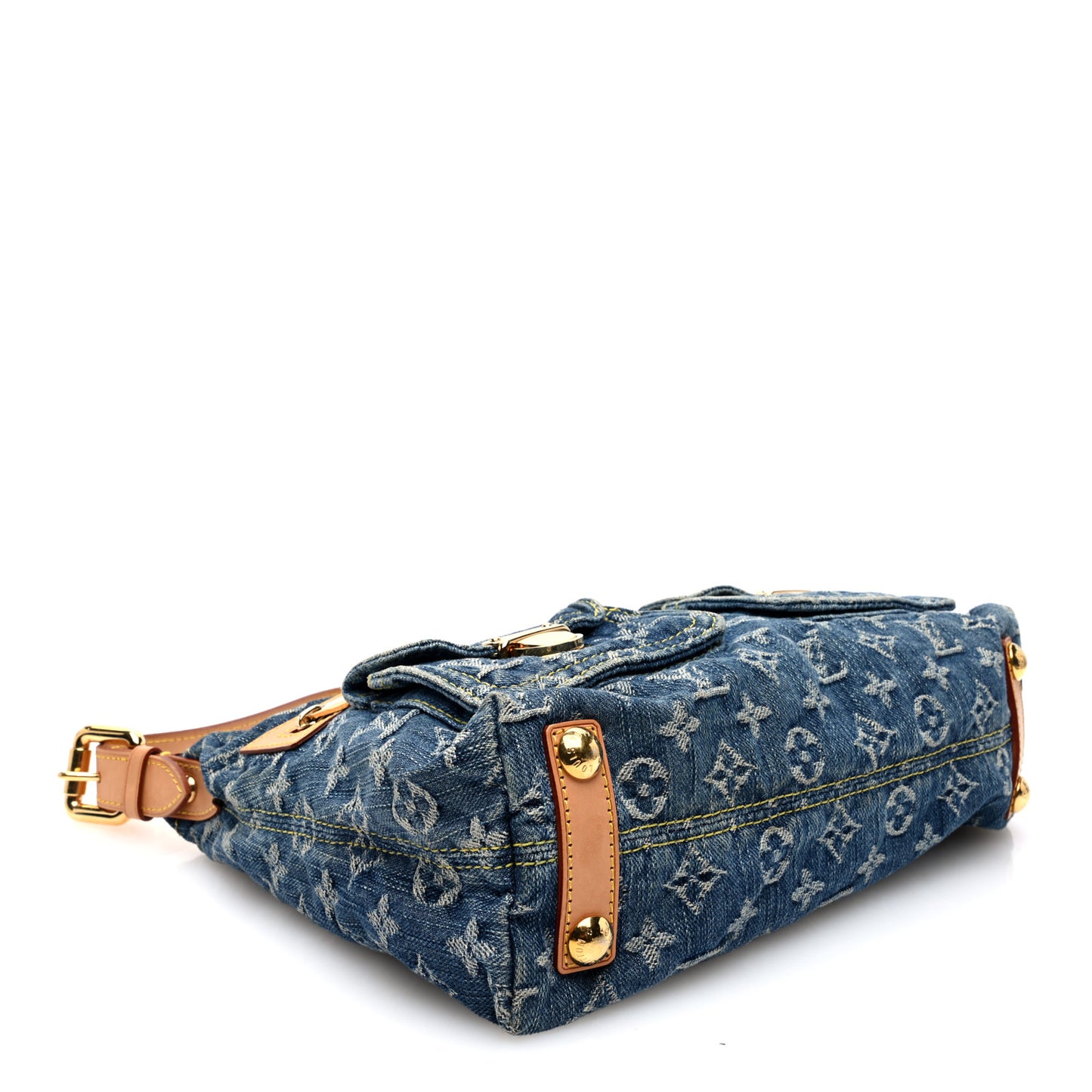 Monogram Denim Baggy PM Blue