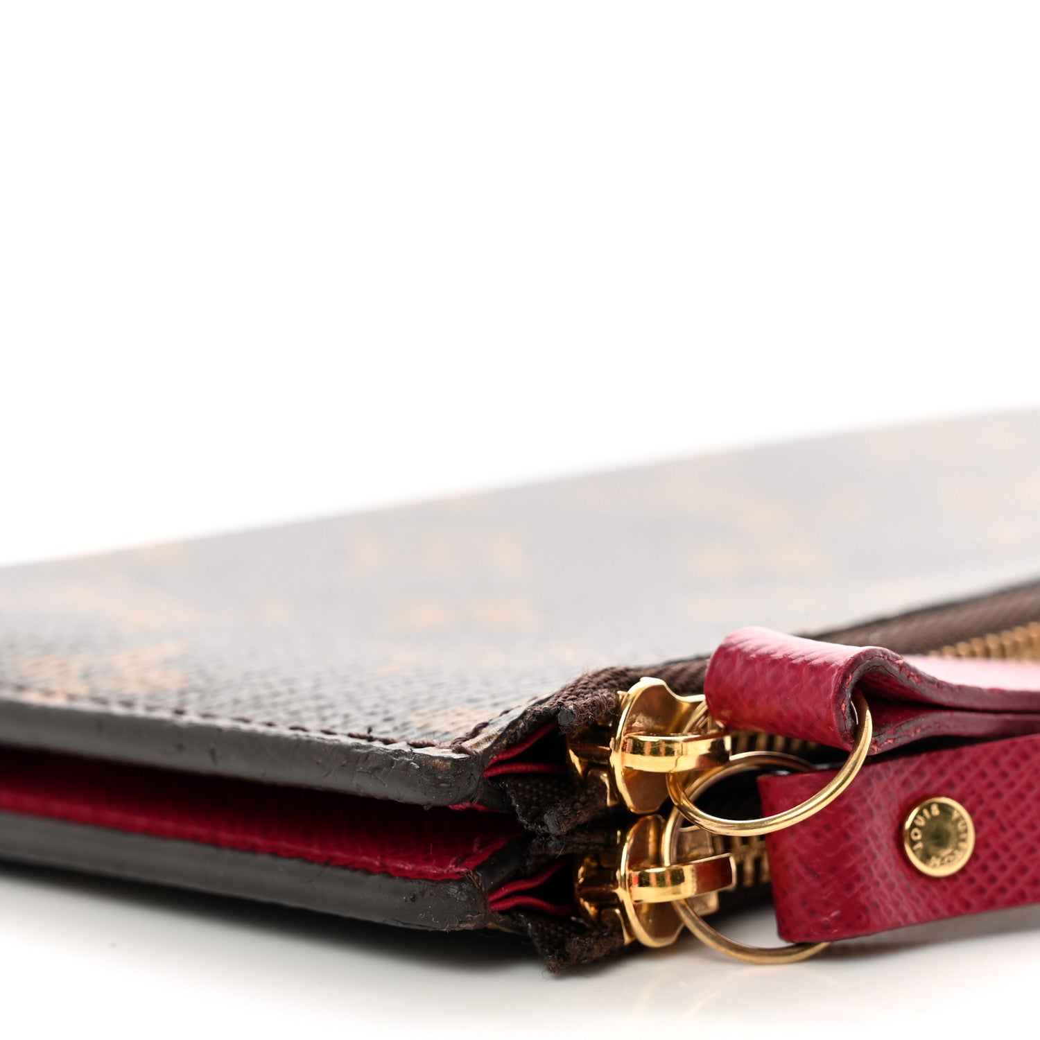 Louis Vuitton Monogram Adele Wallet Fuchsia 7 of 9