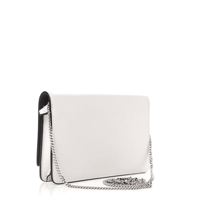 Fendi Vitello Century Lucido Nappa Flowerland Studded Tube Wallet On Chain White Ice Multicolor 3 of 10