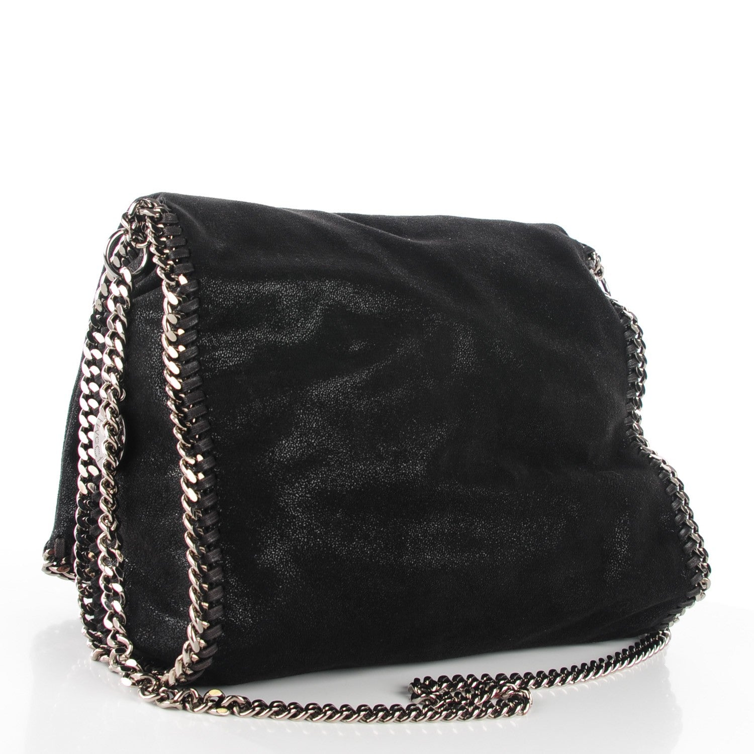 Stella McCartney Shaggy Deer Falabella Messenger Black 3 of 9