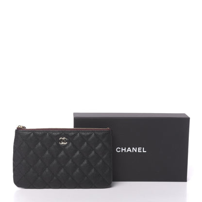 Chanel Caviar Quilted Cosmetic Case Black 8 of 8