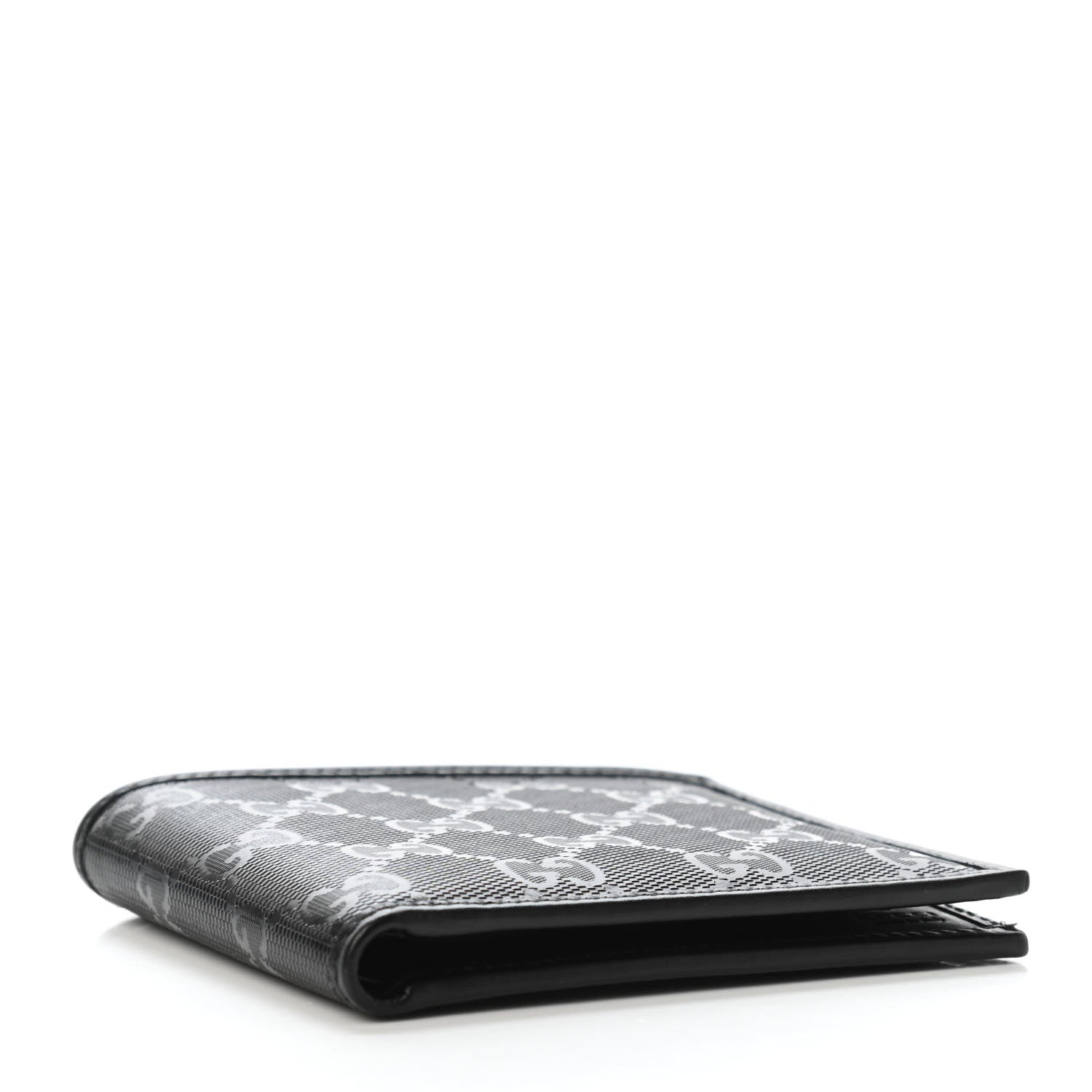 Gucci Imprime Monogram Bi-Fold Wallet Black 3 of 4