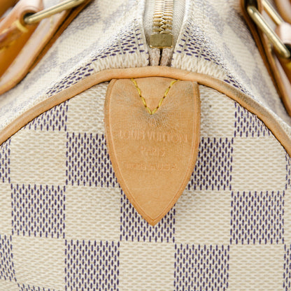 Louis Vuitton Damier Azur Speedy 25 6 of 9