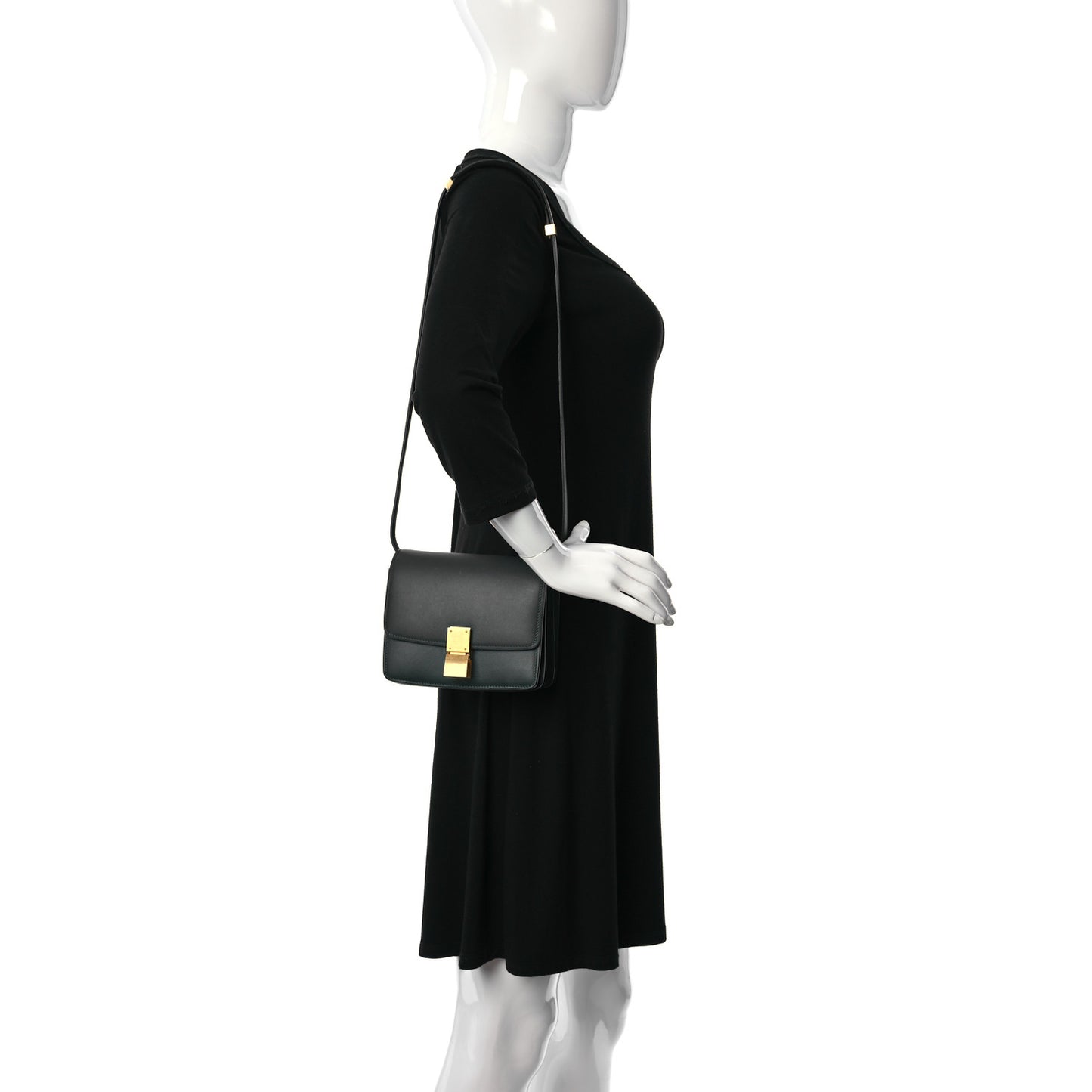 Box Calfskin Small Classic Box Flap Bag Amazone