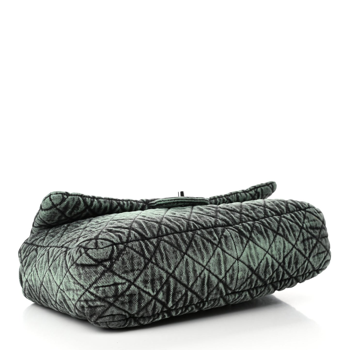 Denim Quilted Denimpression Flap Green Black