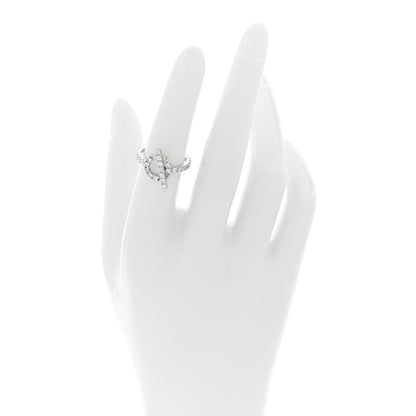 Hermes 18K White Gold Diamond Finesse Ring 51 5.75 2 of 6