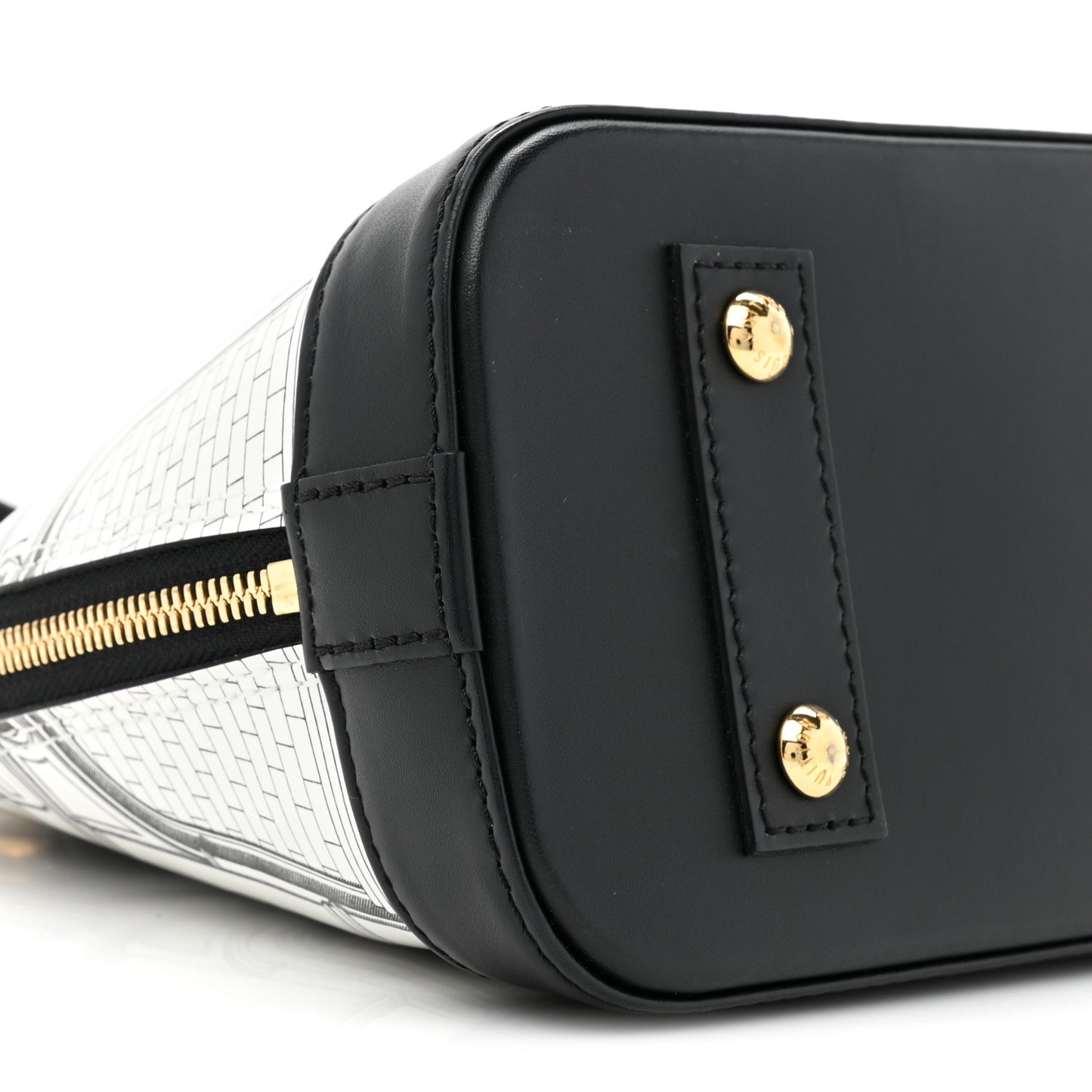 X FORNASETTI Calfskin Architettura Alma BB Black White