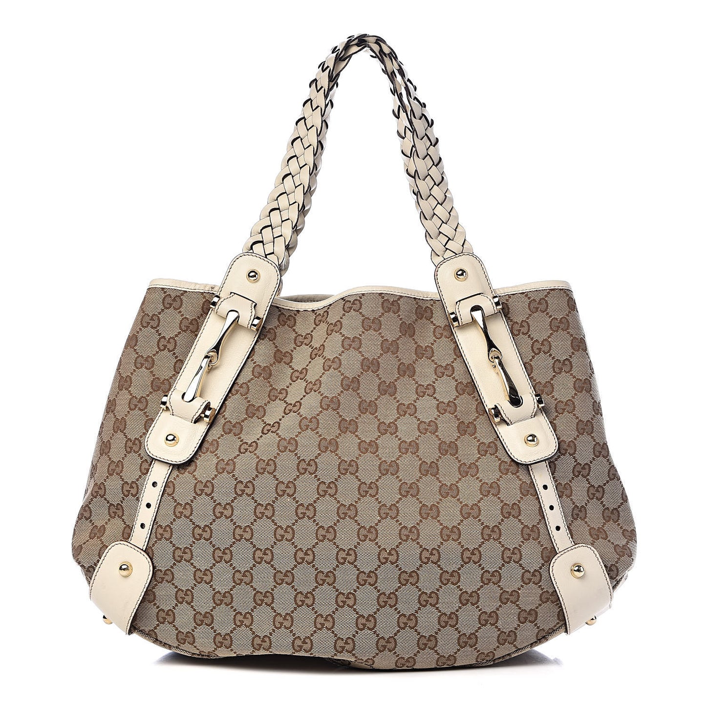Monogram Medium Pelham Shoulder Bag Off White