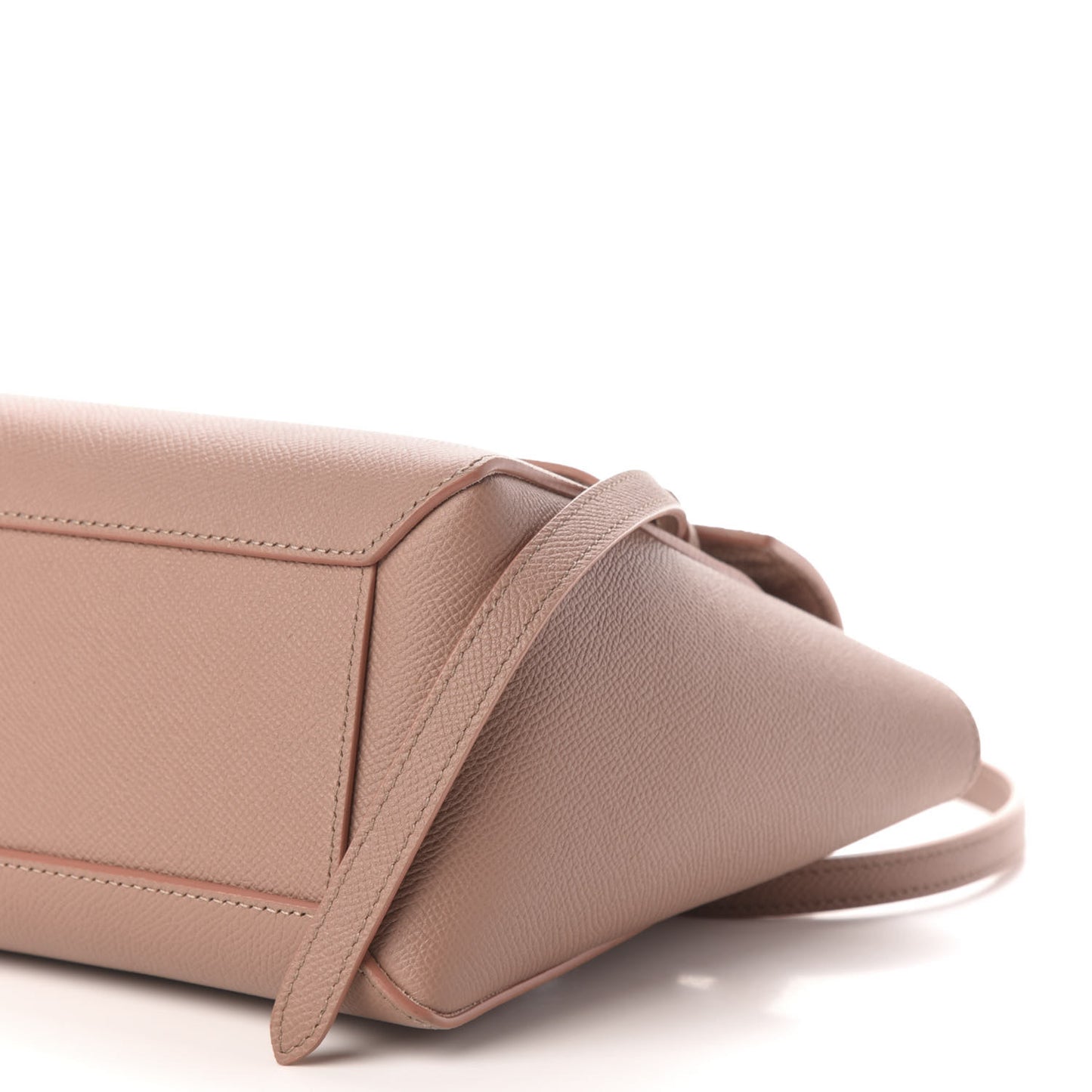 Grained Calfskin Nano Belt Bag Antique Rose