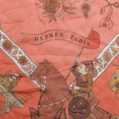 Hermes Mousseline Silk Fantaisies Indiennes Shawl 140 3 of 7