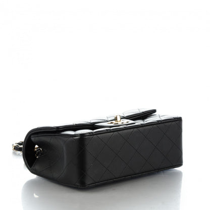 Chanel Lambskin Quilted Mini Rectangular Flap Black 4 of 7