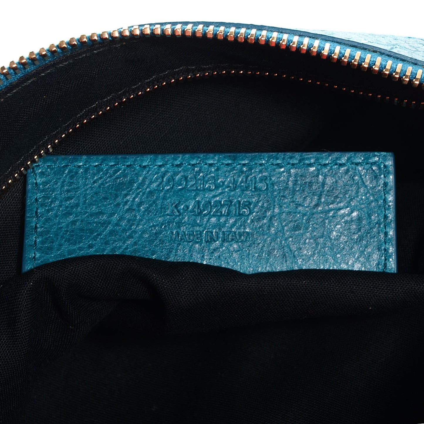 Agneau Giant 12 Rose Gold Hardware Flat Handle Clutch Lagon