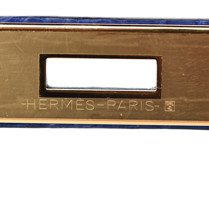 Hermes Matte Alligator Birkin 30 Bleu Electrique 29 of 34