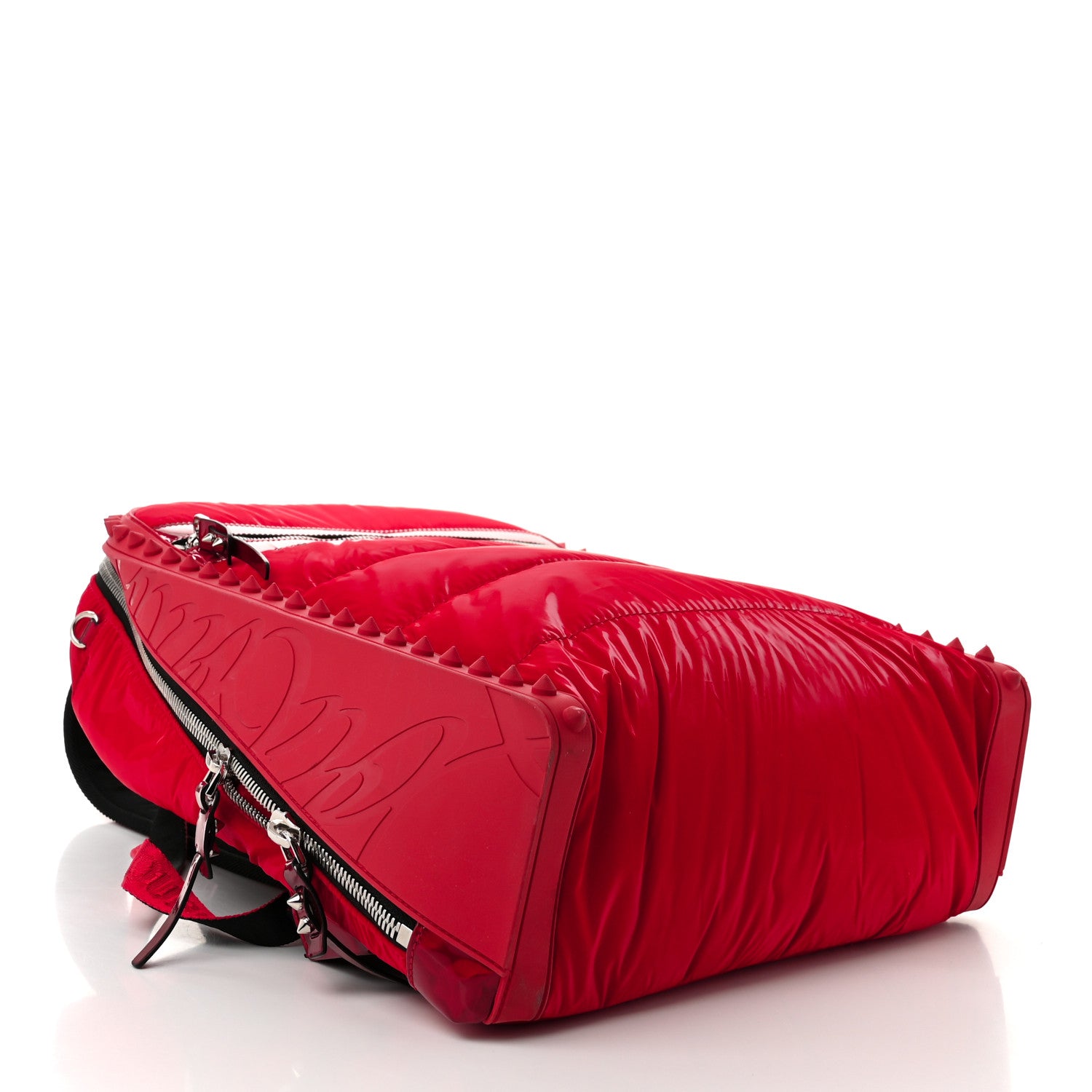 Christian Louboutin Doudoune Quilted Nylon Backparis Spiked Backpack Loubi 4 of 10