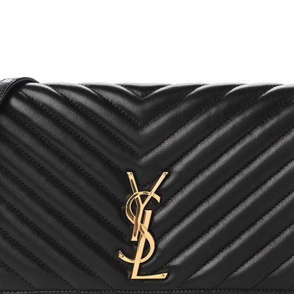 Saint Laurent Lambskin Matelasse Monogram Kate 99 Black 10 of 11