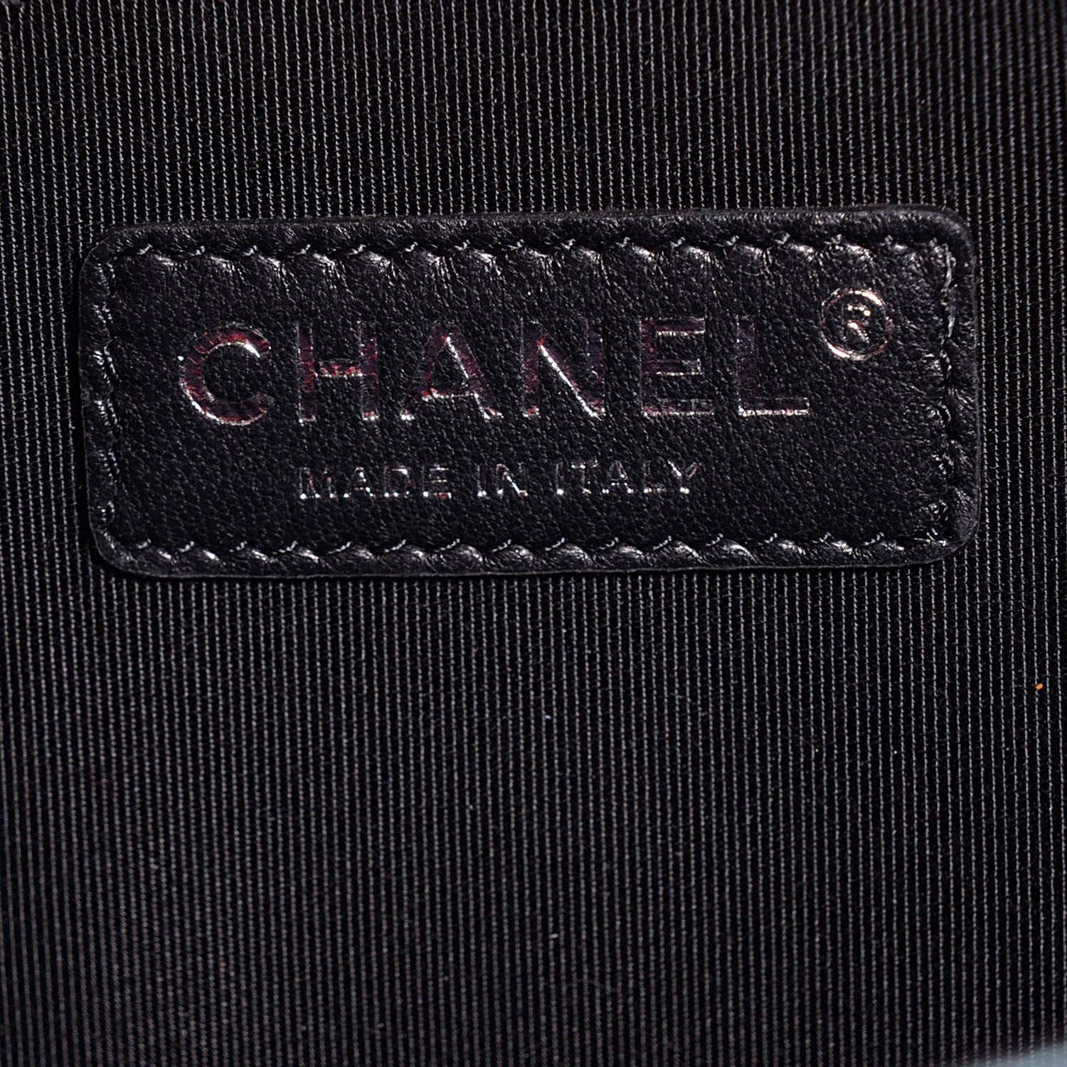 Chanel Iridescent Goatskin Quilted Medium Boy Flap Purple 7 of 8