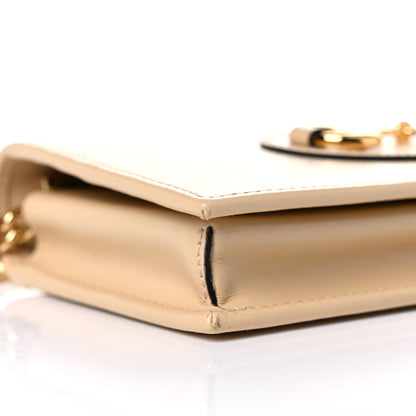 Gucci Boarded Plutone Calfskin Horsebit 1955 Wallet On Chain Bubble Tea 7 of 9