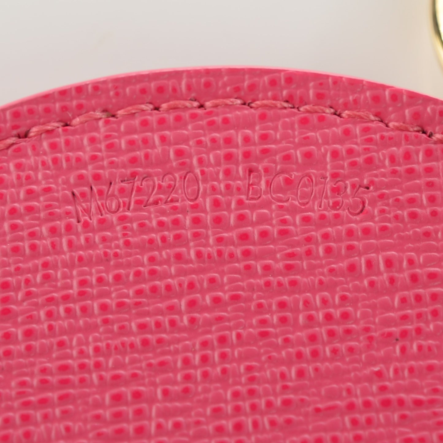 Monogram Illustre V Bag Charm Key Ring Grenade