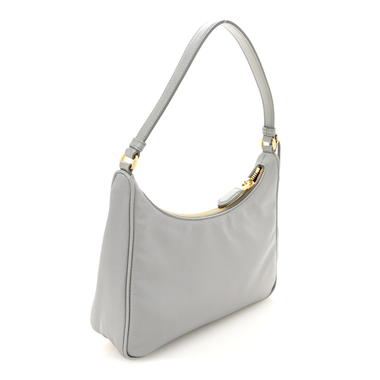 Prada Re-Nylon Saffiano Mini Re-Edition 2005 Bag Cloudy 4 of 11