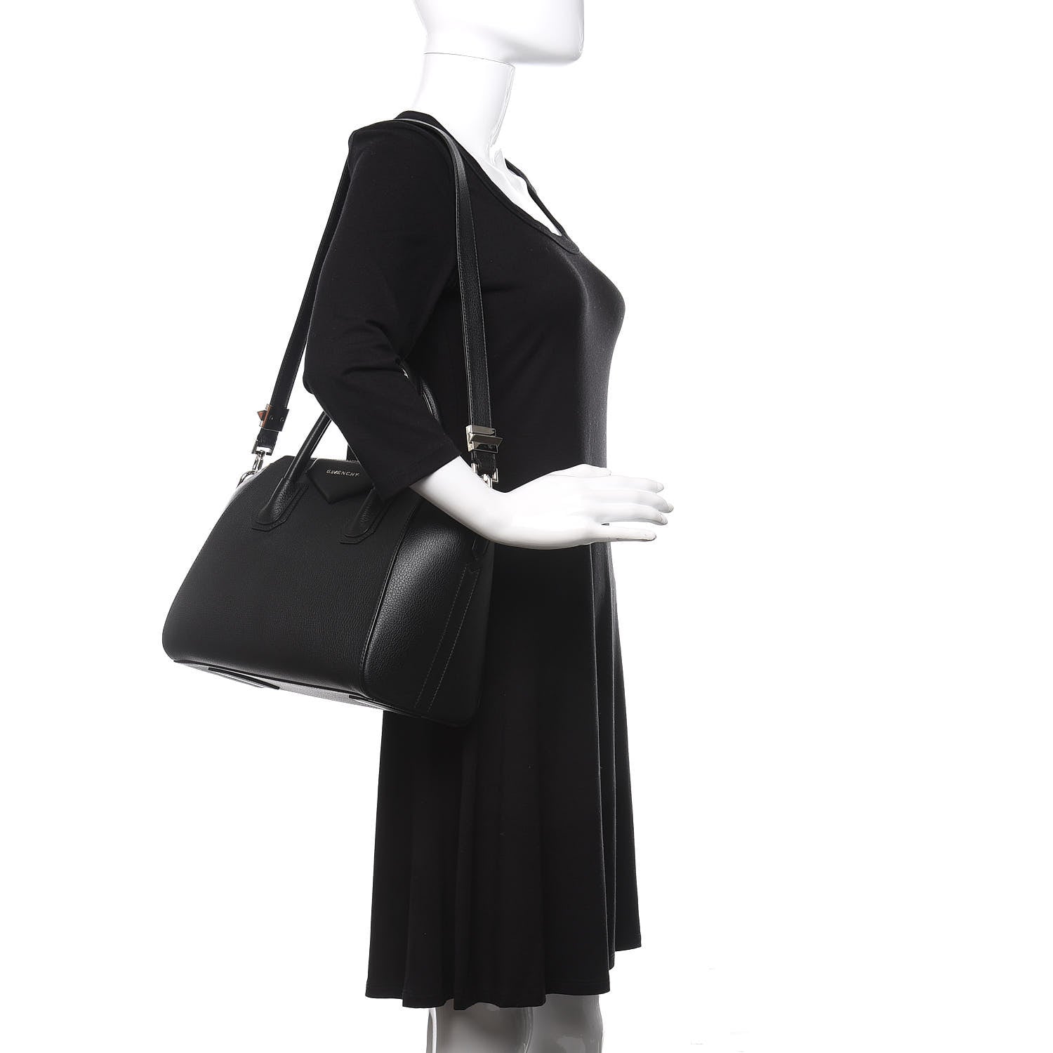 Givenchy Sugar Goatskin Small Antigona Black 2 of 10