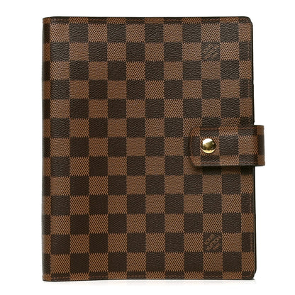 Louis Vuitton Damier Ebene Large Ring Agenda Cover 1 of 4