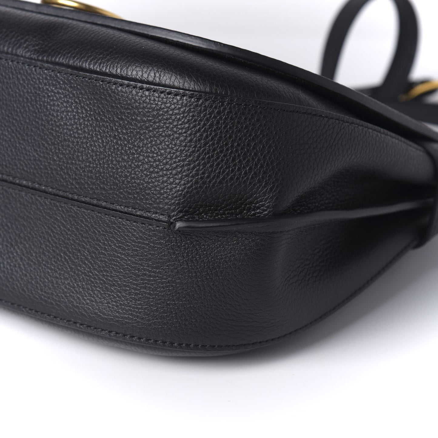 Small Classic Grain Calfskin Amberley Satchel Black