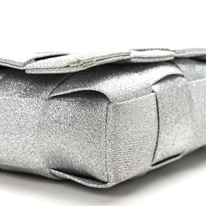 Bottega Veneta Webbing Maxi Intrecciato Cassette Bag Silver 6 of 10