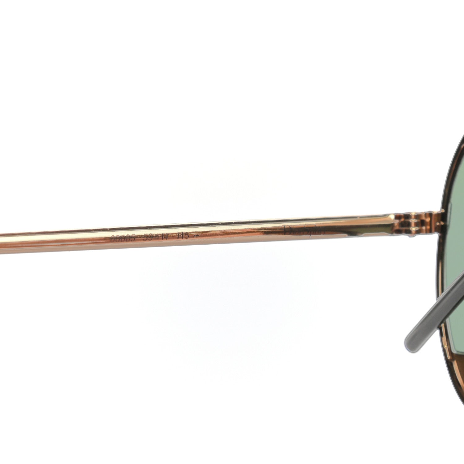Christian Dior Split 1 Aviator Sunglasses Gold 5 of 6