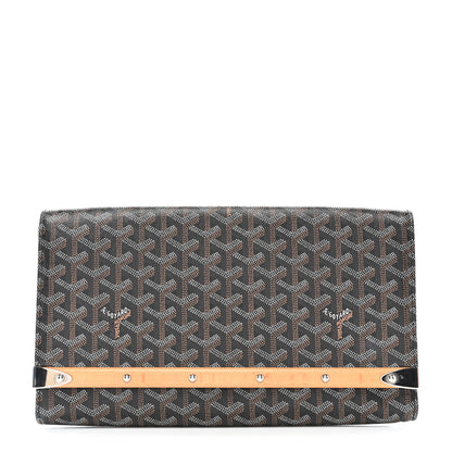 Goyard Goyardine Monte Carlo Bois Clutch Black 1 of 8