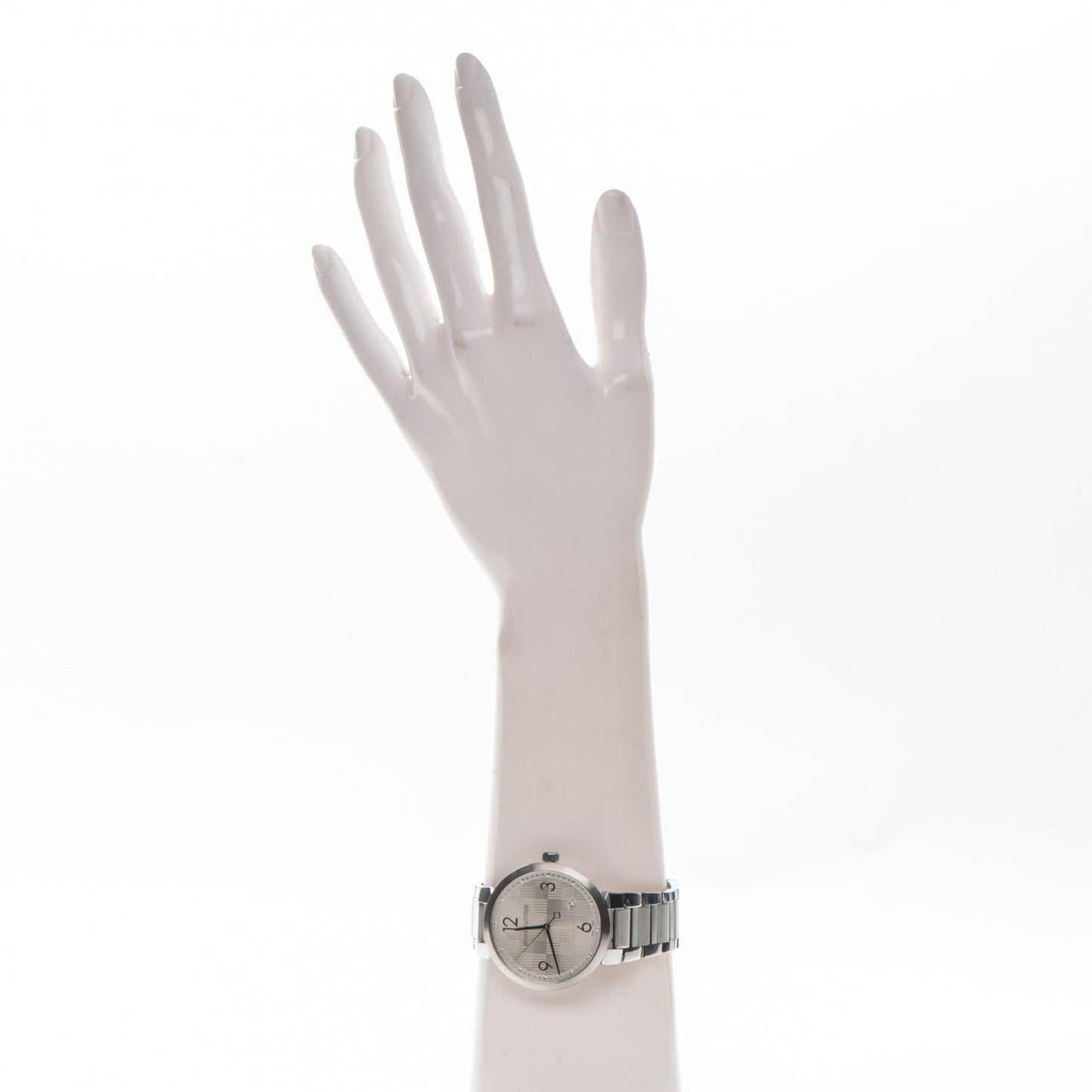 Stainless Steel 39mm Tambour Quartz Watch