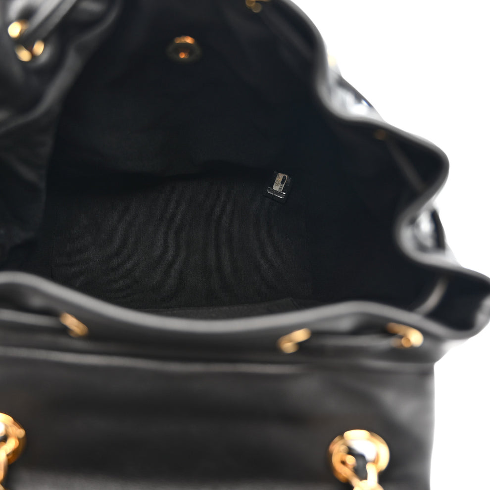 Chanel Calfskin Quilted Small Urban Spirit Backpack Black 1784531 ...