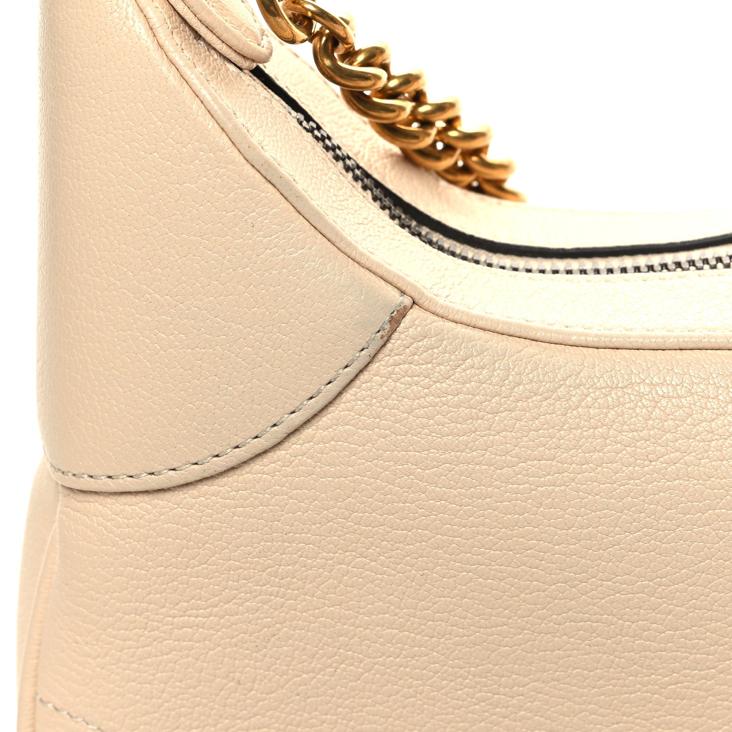 Gucci Goatskin Small Aphrodite Shoulder Bag Mystic White 5 of 11