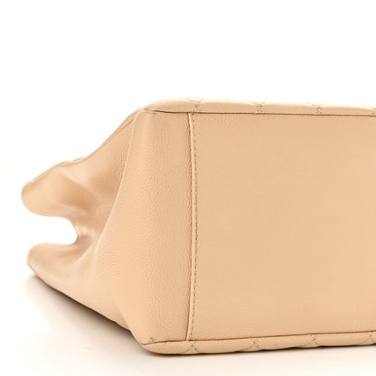 Chanel Caviar Quilted Grand Shopping Tote GST Beige 14 of 18