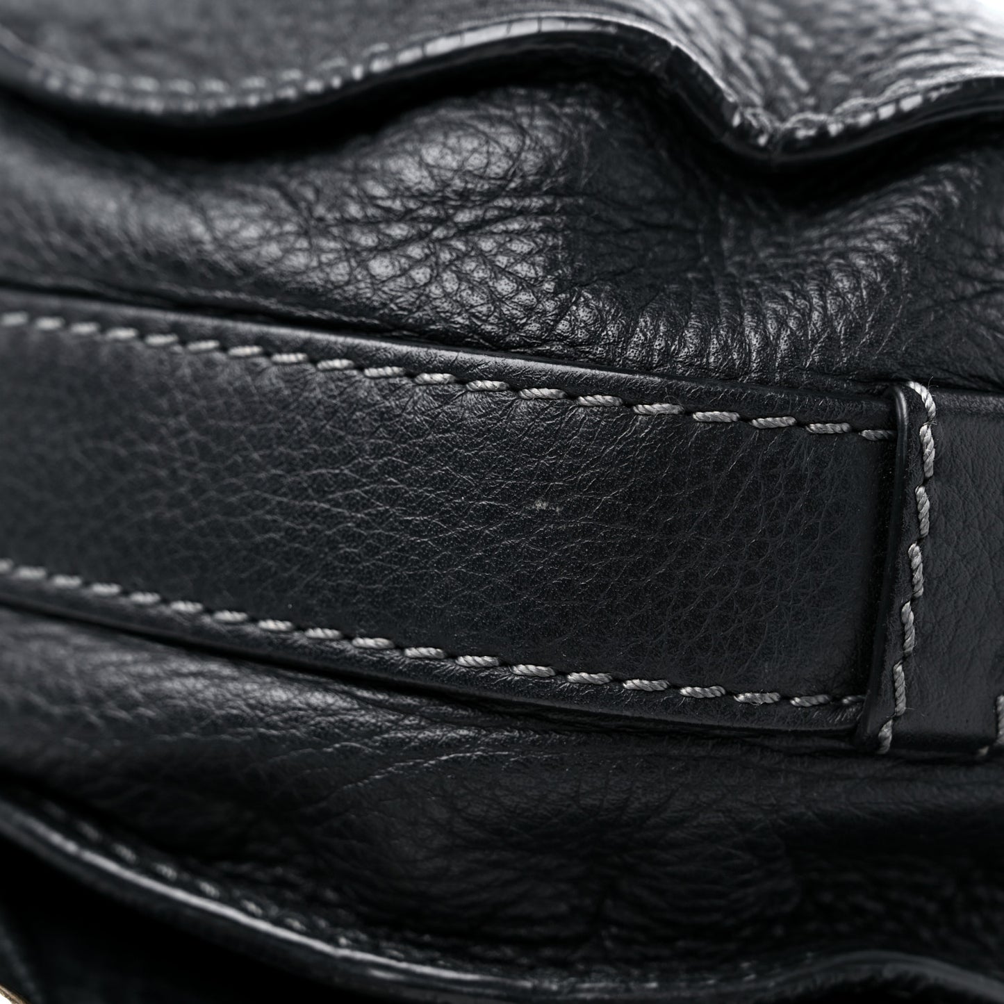Calfskin Medium Marcie Round Crossbody Bag Black