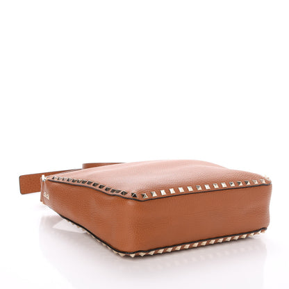 Valentino Garavani Pebbled Calfskin Small Rockstud Flip-Lock Messenger Bag Light Cuir 4 of 8