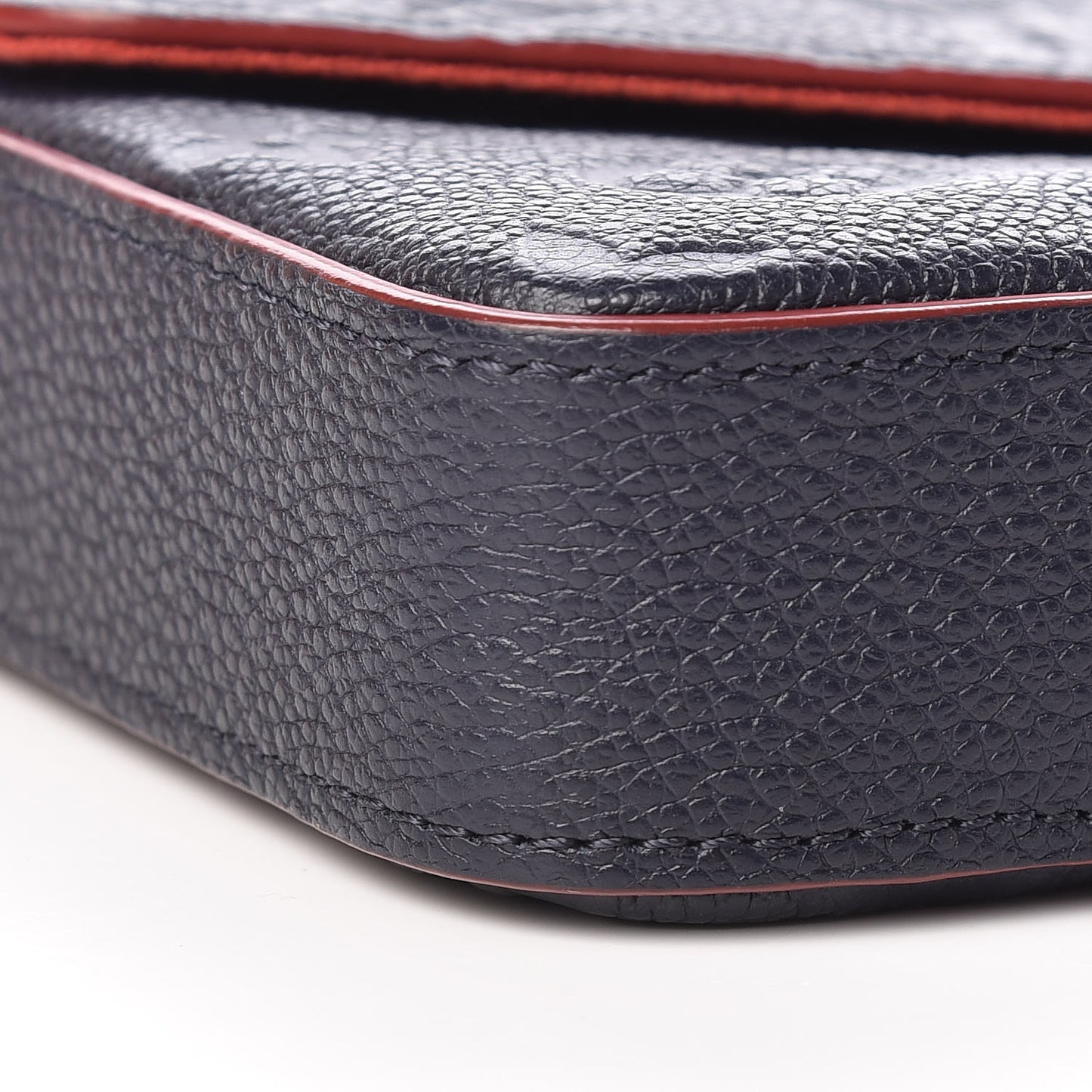 Empreinte Pochette Felicie Chain Wallet Marine Rouge