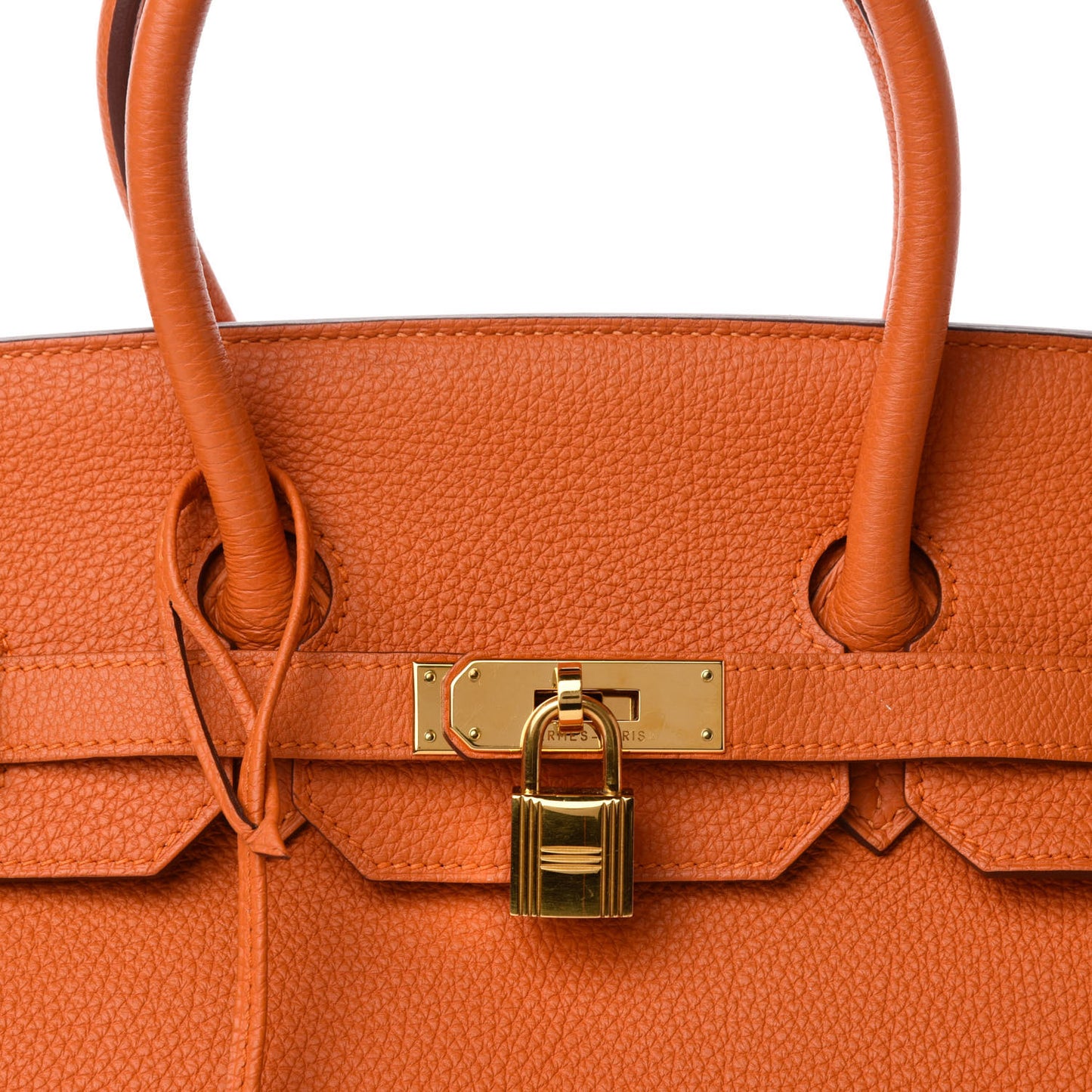 Togo Birkin 35 Orange