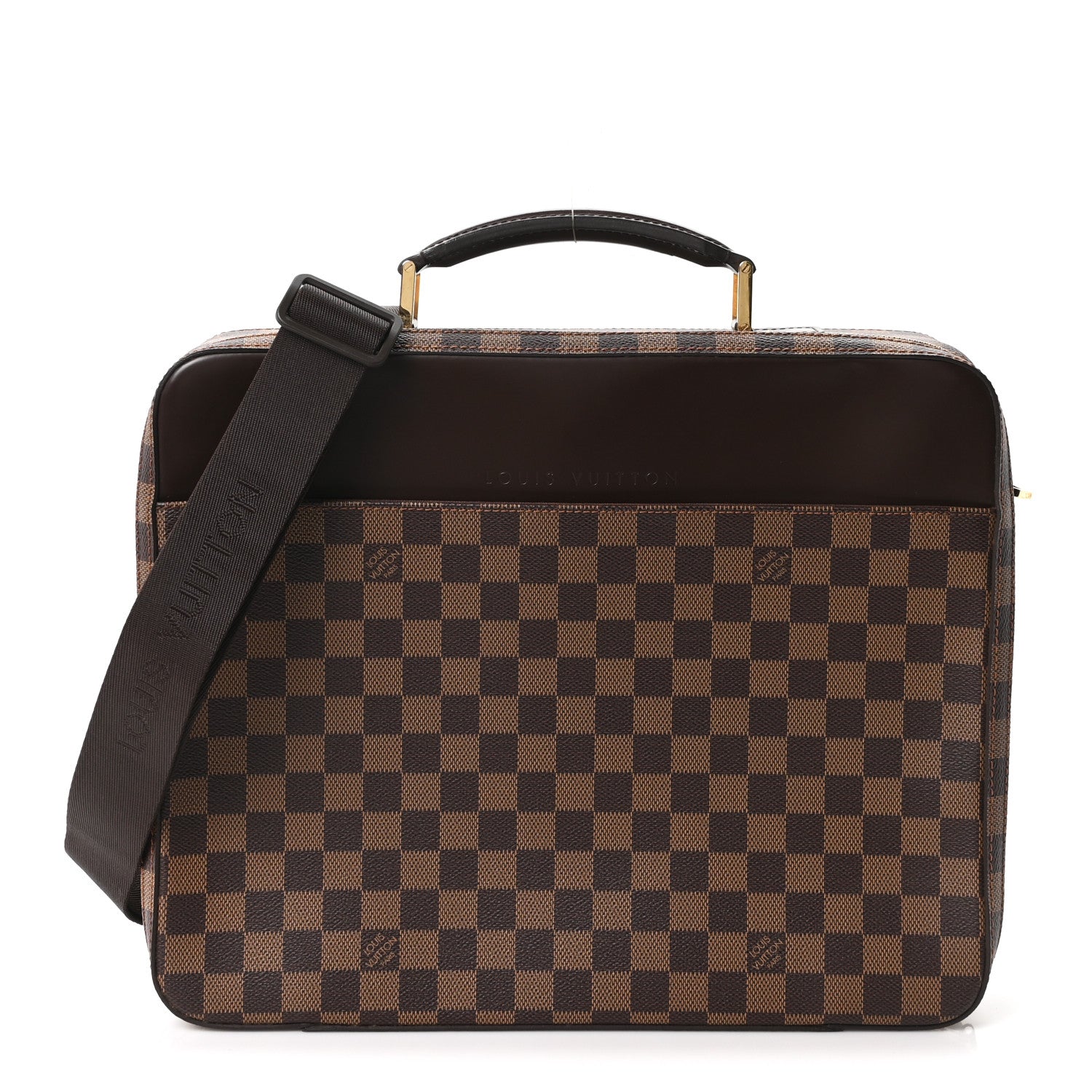 Louis Vuitton Damier Ebene Porte Ordinateur Sabana NM Computer Case 1 of 9