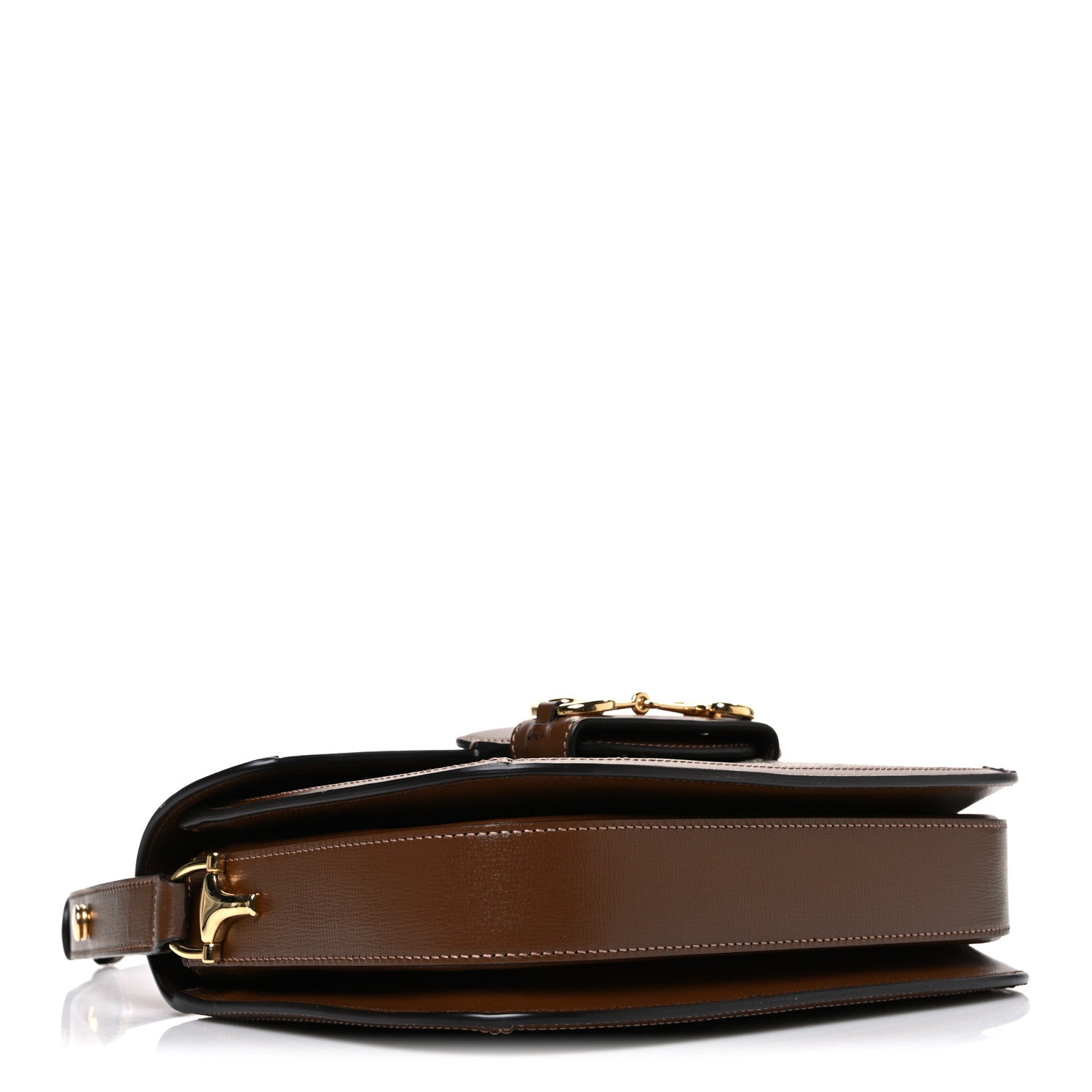 Gucci GG Supreme Monogram Horsebit 1955 Shoulder Bag Beige Brown Sugar 4 of 10