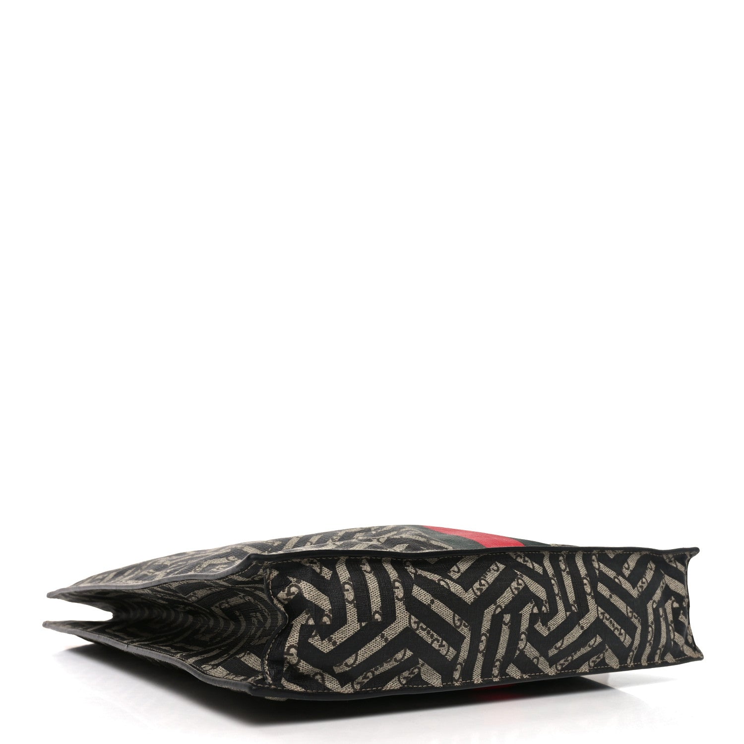 Gucci GG Supreme Monogram Caleido Web Vertical Tote Black 4 of 10