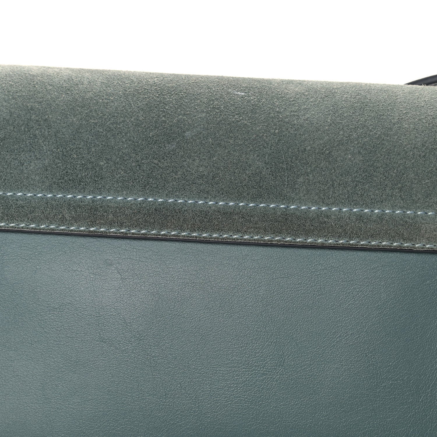 Chloe Suede Calfskin Small Faye Shoulder Bag Cloudy Blue 10 of 11