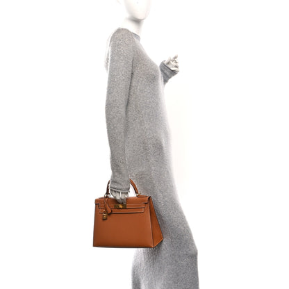 Hermes Epsom Kelly Sellier 28 Gold 2 of 11